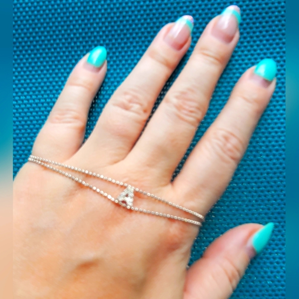 Single Monogram Bracelet "A"